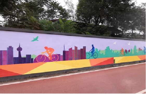 唐河墙体彩绘-围墙