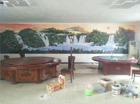 唐河墙绘-写实风景