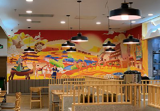 唐河商业空间彩绘介绍。