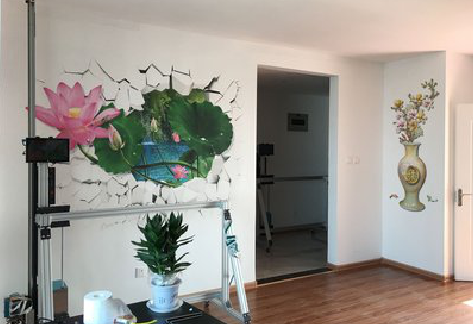 唐河墙体彩绘相比墙纸的优势。