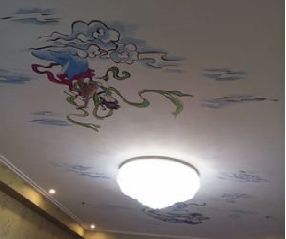 唐河如何快速绘制天花板上的手绘墙？